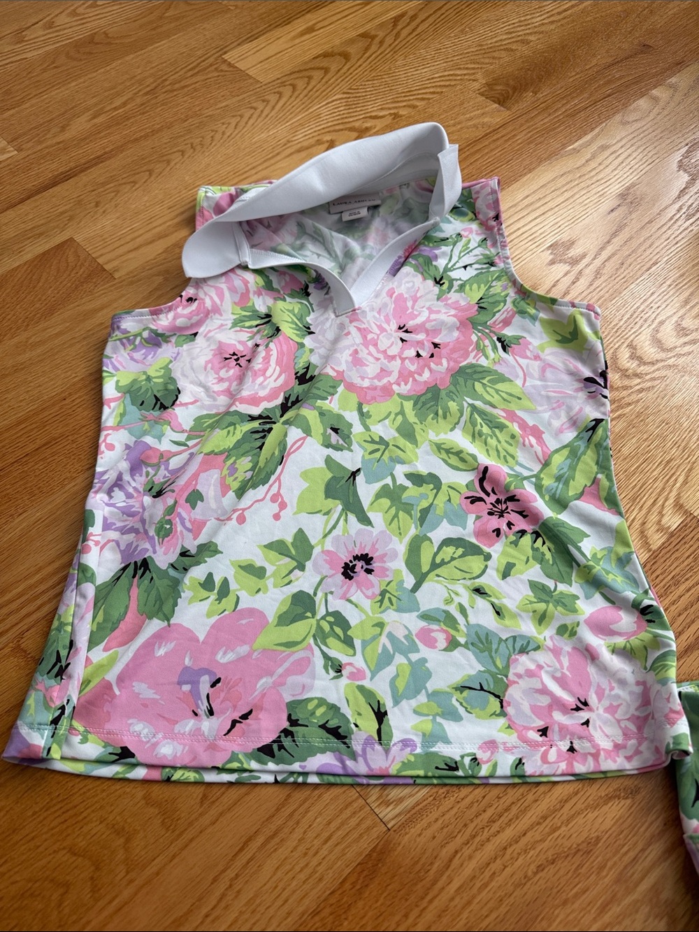 Floral Pink Collar shirt